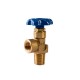 Reliable QF-2G Industrial Gas Range O2/Air/N2 Cylinder Axial Type Brass Gas Valve China Fuhua Factory SiAN Brand