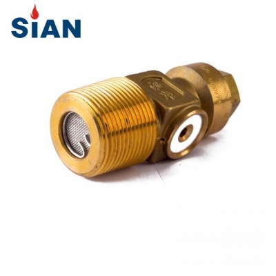 Reliable China NINGBO FUHUA Factory SiAN Brand QF-15 C2H2 cylinder Needle Type Valve  Brass valve