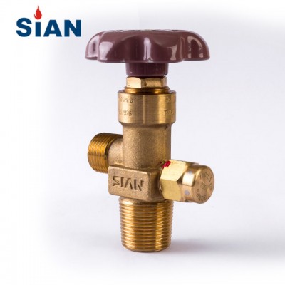 SiAN Brand China Ningbo FUHUA Factory Best-selling QF-5T Industrial Gas Natural Gas Cylinder Brass Gas Valve