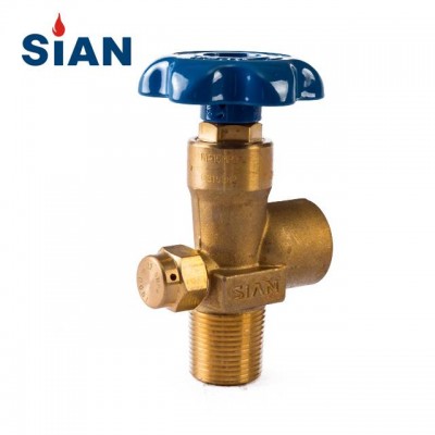 Best Sale China CGA580A Flapper Type Argon Cylinder Valve Brass Gas Valve SiAN Brand